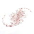 Kercisbeauty Handmade Bridal Rhinestones Flower Side Headband, Spring Headpiece Hair Vine Accessories, Rose Gold