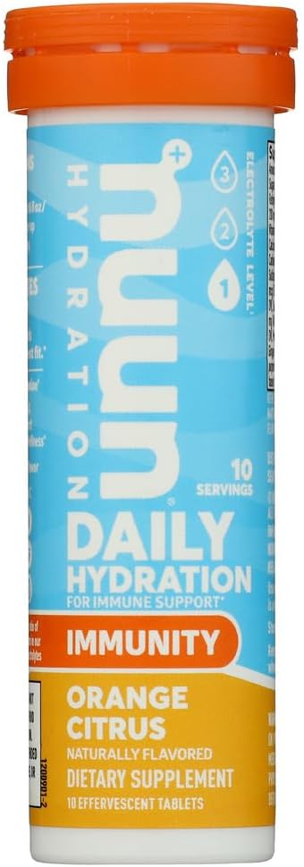 NUUN Immunity Orange Citrus, 10ct Tube (10 CT)
