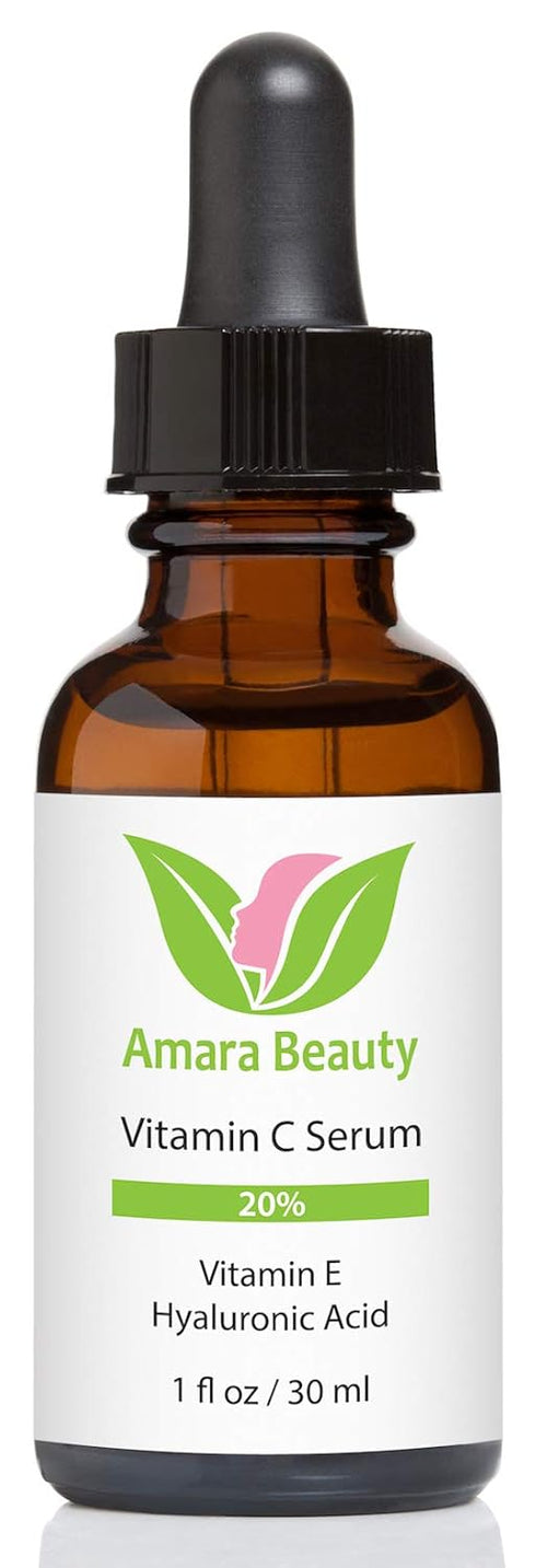 Vitamin C Serum for Face, 20% with Hyaluronic Acid & Vitamin E, 1 fl. oz.
