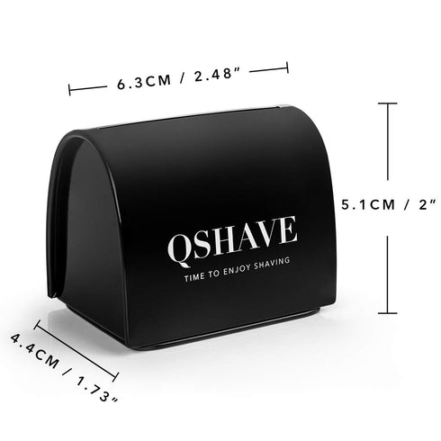 QSHAVE Blade Disposal Case for Safe Storage of Used Safety Razor Blades