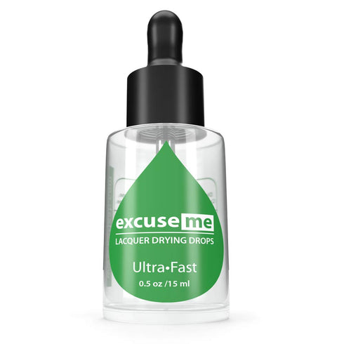 Karlash Excuse Me Nail Polish Ultra Fast Drying Drops, 0.5 oz 15ml, Pack of 3