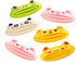LNYMZD 6Pcs Color Random Frog Tube Squeezers Toothpaste Dispenser Toothpaste Rolling Holder Animal