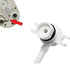 Replacement Hose and Handle Parts for Waterpik WP100, WP-450, WP-660, WP-900 Ultra Water Flosser (1 Handle, 1 Hose)