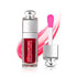 Hydrating Lip Glow Oil, Transparent Toot Tinted Lip Oil Gloss, Nourishing and Repairing, 0.2 OZ Cherry