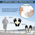 Syhood 40 Pcs Metatarsal Pad - 1/4 Inch Thick Ball of Foot Pain Relief Cushions for Men Women, White Felt Pads