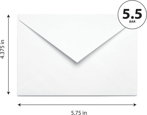 Little Notes by Comptime 4.25 5.5 Monogram Stationery Note Cards - Personalized Monogram Cards (A-Z), Navy Blue, x