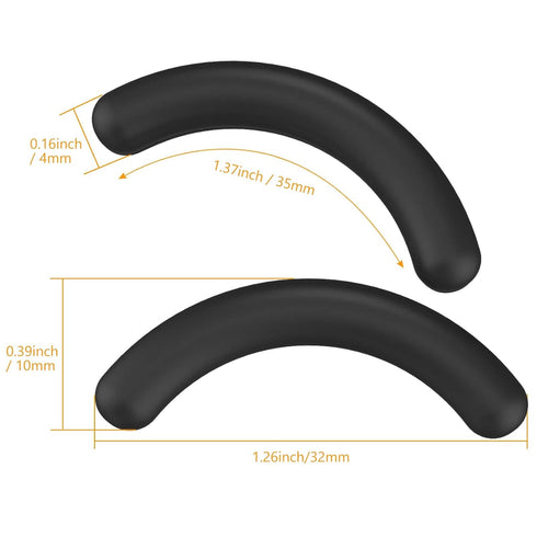 Zhehao Eyelash Curler Refill Pad - Silicone Rubber Replacement for Universal Lash Curler with Box