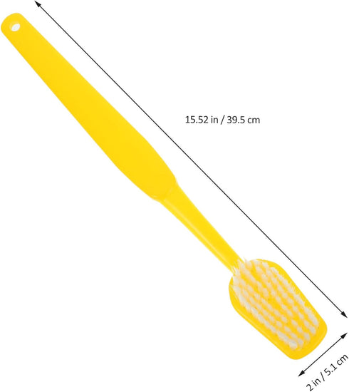 Toyvian Giant Toothbrush Prop, Oversized Novelty Comedy Item, Huge Yellow Toothbrush for April Fools Day, Halloween,