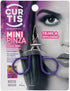 PROFESSIONAL Mini TWEEZERS with Easy Scissor Handle, Precision Eyebrow Tweezers for Men/Women, 58CC Purple