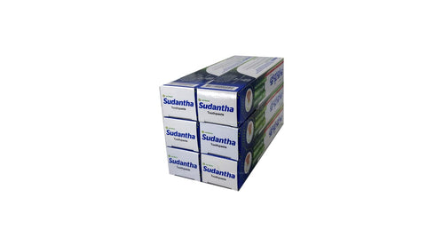 Link Sudantha (80g 6) Homeopathic Herbal Toothpaste for Total Oral Protection x