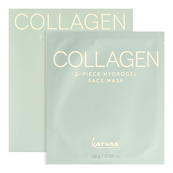 Karuna Skin COLLAGEN Face Mask Sheets, Hydrogel 2-Piece, Age-Defying, Hydrating, Rejuvenating Skin Care Essential