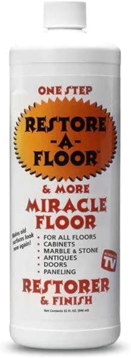 RESTORE-A-FLOOR All Floor Types Restorer & Finish | High Gloss & Wax Wood