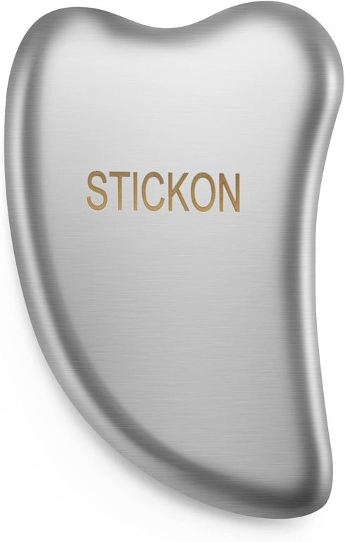 STICKON Stainless Steel Gua Sha Scraping Massage Tool, IASTM Tools for Soft Tissue Mobilization (Heart Shape)