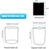 10 Gallon Drawstring Trash Bag, 0.9 Mil, 90 Count (Black, 10 Gallon)