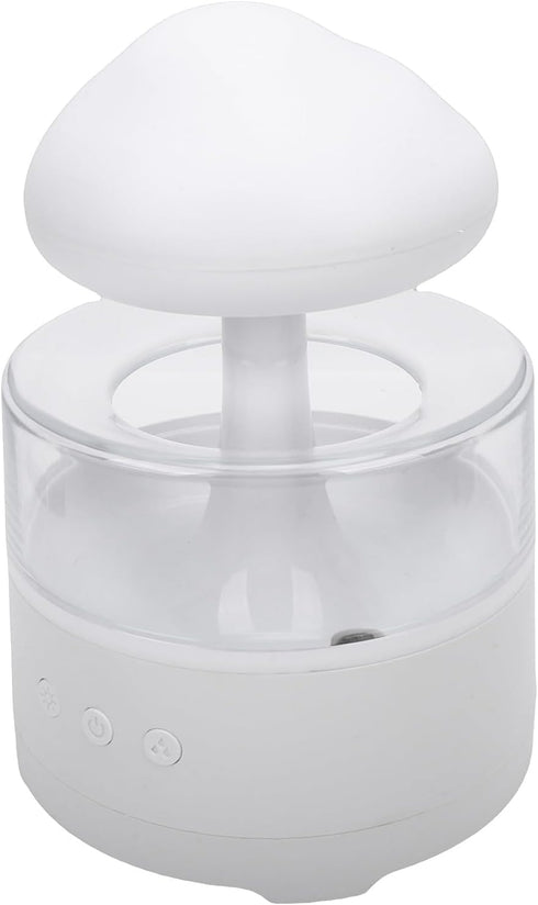 Hamwesh 7 Rain Humidifier, Adjustable LED Light Modes Essential Oil Diffuser, Raindrop Humidifier with Rechargeable