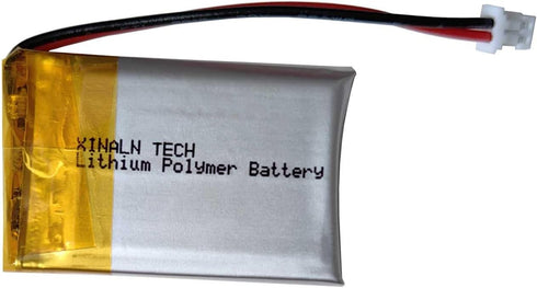 3.7v 402030 220mAh Rechargeable Lithium Polymer Replacement Battery for Bluetooth Headset, Watch,MP3 Player, Dash Cam and More