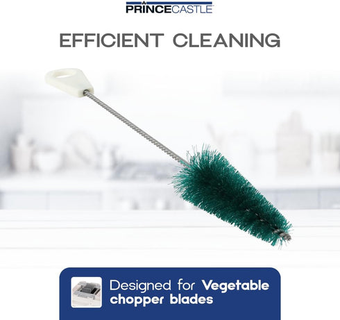 Prince Castle Saber King Cleaning Kit with Round Brush, Green - Vegetable Chopper Blade and Kitchen Chopper Parts