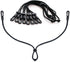 HX AURIZE Face Mask Extender Holders, Adjustable Black 4 Pcs to Protect Ears