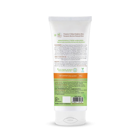 MAMAEARTH Vitamin C Daily Glow Face Cream, Skin Illumination with Turmeric, Lightweight & Hydrating Formula