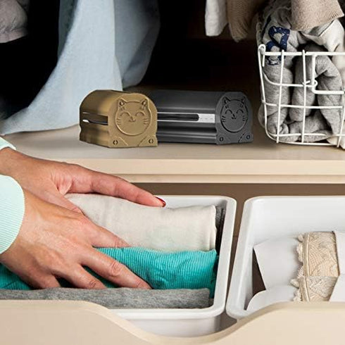 Lint Roller Cover, 2 Pack, for Up to 2.7" Diameter Roller, Protecting Cover for Extra Sticky Roller, Black Cat Covers.