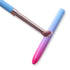 SILPECWEE UV Gel Nail Ombre Brush, 1Pc Kolinsky Alloy Handle, Nylon Hair Nail Art Gradient Painting Tool
