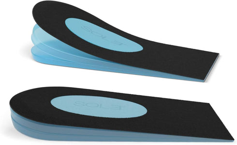 SOL3 Quick Lifts - Adjustable Orthopedic Heel Lift Insert for Leg Length Discrepancy, Foot Pain Relief & Achilles