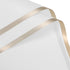 MECCANIXITY 10 Pcs Gold Edge Flower Wrapping Paper - White 22.8x22.8 Inch Waterproof for Florist Bouquet Supplies
