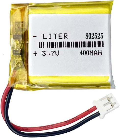 Liter energy battery 3.7V 802525 400mAh Lithium Polymer ion Battery Rechargeable Polymer Battery Pack with