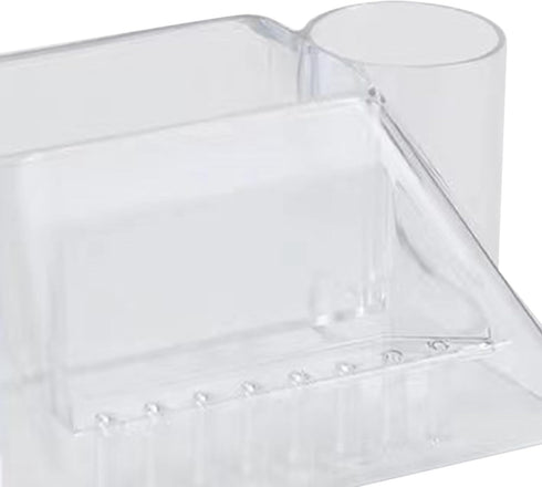 HURRISE Transparent Nail Drill Grinding Bit Organizer, Large Capacity Holder Storage Case for Manicure Tools