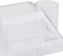 HURRISE Transparent Nail Drill Grinding Bit Organizer, Large Capacity Holder Storage Case for Manicure Tools