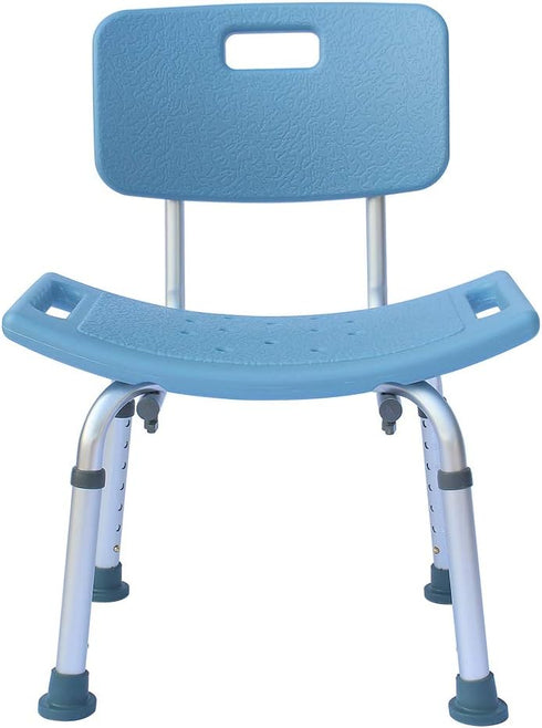 QJR Bath Chair Comfortable Shower Chair Adjustable Handicap Shower Chair Seat Bench Aluminium Alloy for Seniors Elderly