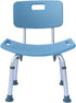 QJR Bath Chair Comfortable Shower Chair Adjustable Handicap Shower Chair Seat Bench Aluminium Alloy for Seniors Elderly