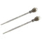 yueton Pack of 2 Vintage Rhinestone Pearl Hair Stick, Vintage Hair Chopsticks Hairpin Chignon Pin (Coffee)