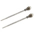 yueton Pack of 2 Vintage Rhinestone Pearl Hair Stick, Vintage Hair Chopsticks Hairpin Chignon Pin (Coffee)