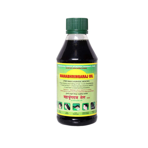 RVAP Mahabhringraj Oil 500ml: Pure Indian Ayurvedic Oil for Hair Care with Various Herbs