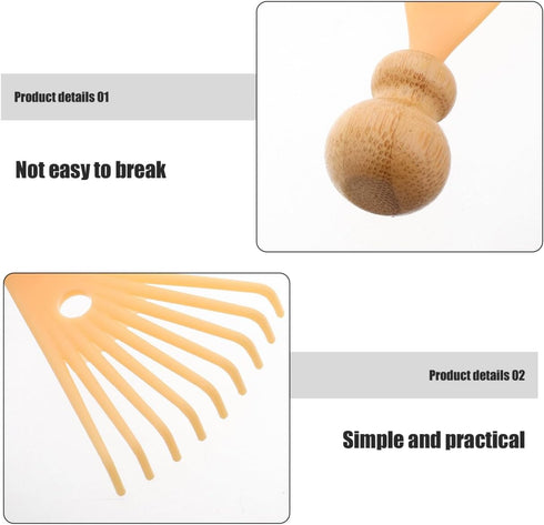 HOODANCOS Manual Head Massager Mini Scalp Scratcher Tool for Hair Stimulation Portable Massage Comb for Relaxation