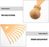 HOODANCOS Manual Head Massager Mini Scalp Scratcher Tool for Hair Stimulation Portable Massage Comb for Relaxation