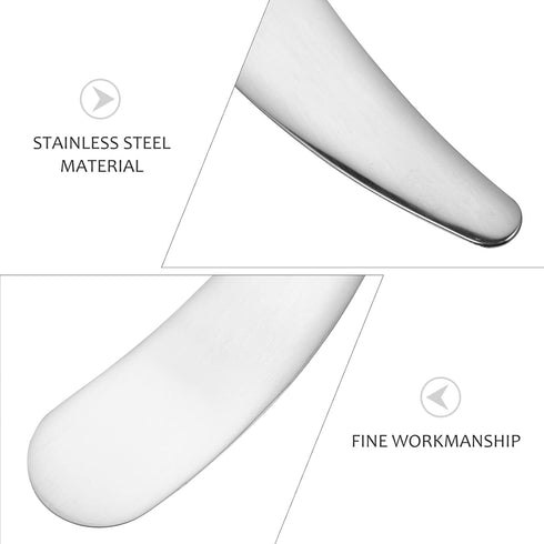 Stainless Steel Facial Cream Spatula, Makeup Supply Spoon, Cream Applicator, Truly Beauty Remover Tools.