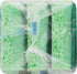 Dawn Power Clean Wedge-Shaped Scrubber Sponges, Green (Pack of 3)