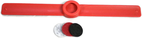 Kids Essential Oil Diffuser Sport Set - 3 Slap Bracelets in Red, Blue, Green for Boys - Unscented