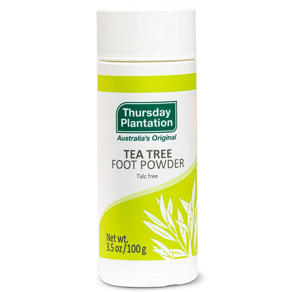 Thursday Plantation Tea Tree Foot Powder, 3.5 Ounces, Helps Prevent Foot Odor and Sweat