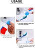 RJSQAQE Lids,6 6pcs) Self Closing Toothpaste Caps,Mess-Free Toothpaste Pcs Toothpaste Squeezers Cap No Waste,Toothpaste
