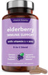 Vitamin Bounty Organic Elderberry Capsules for Adults - Immune Support with Vitamin C, Zinc & Echinacea - 60 Capsules