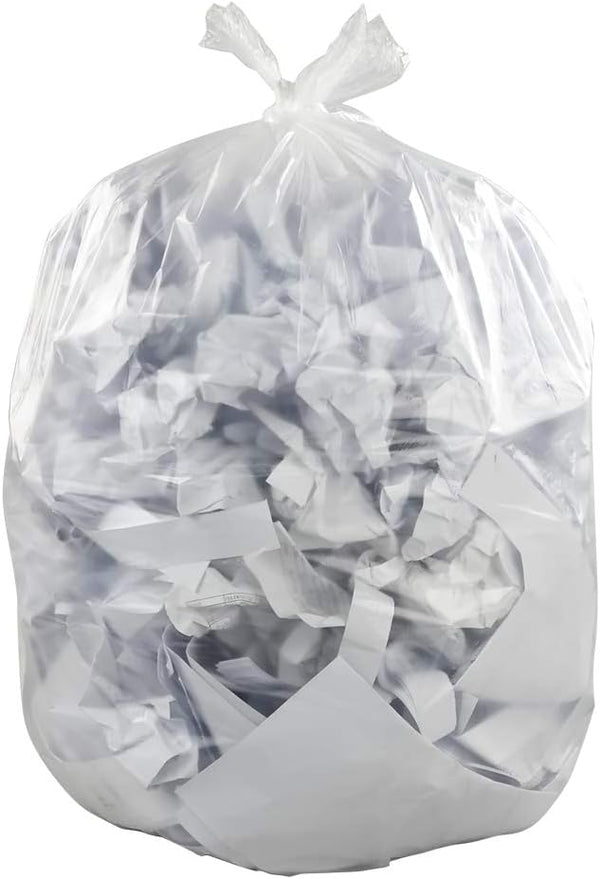 Clear Large Trash Bags, 30 Gallon Lawn and Leaf Bags, 70 Counts