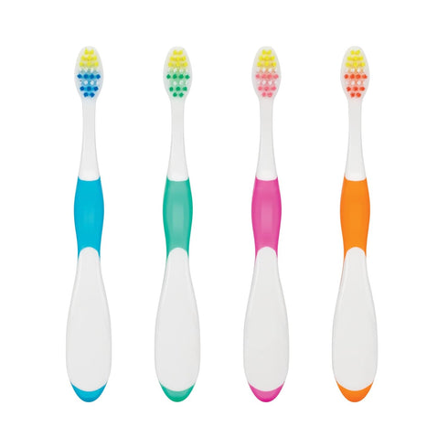 SmileGoods Y253 Child Toothbrush, Soft, Easy Grip, Individually Packaged Toothbrushes, Assorted Colors, Bulk Pack of 72