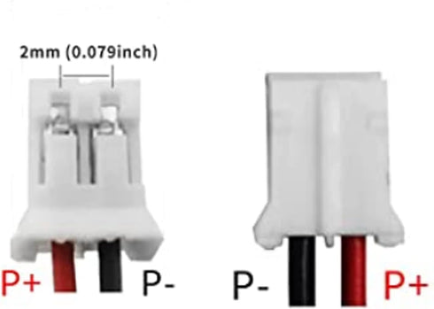 Octelect 3.7V 2000mAh Lithium Ion Polymer Rechargeable Lipo Battery 103454 with JST Connector
