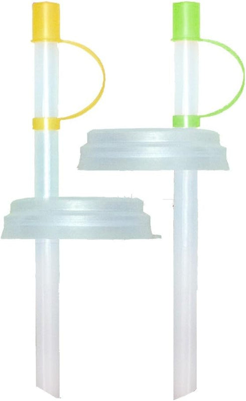 Jokari 4 Count Sip and Seal Soda Straws for Canned Beverages