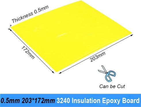 XBERSTAR 10pcs 3240 Epoxy Board FR-4 for DIY Battery Pack - 20.3cm*17.2cm*0.05cm