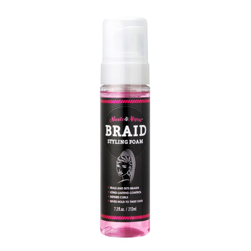 Nicole & Alyssa Braid Styling Foam, 7.2oz