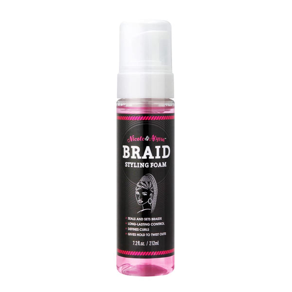 Nicole & Alyssa Braid Styling Foam, 7.2oz